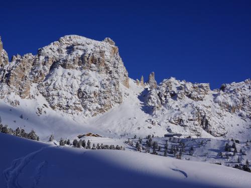 Sella Ronda ski route Dolomites Italy