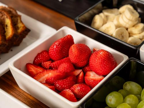 Strawberries and fresh fruit