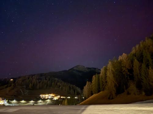 Norte lights over the Chalet