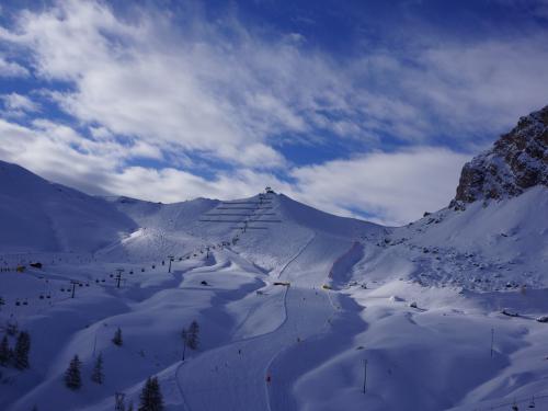 Ski slope, Lezuo chairlift to the Belvedere