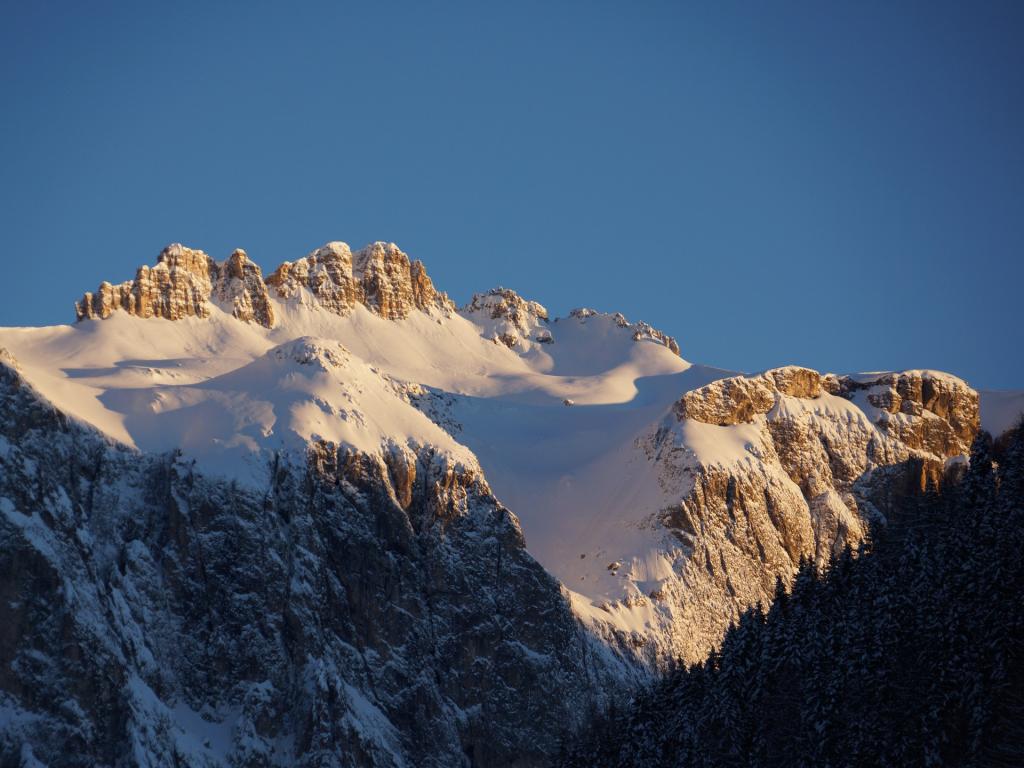 Val Gardena - Gruppo Sella ricoperta dalla neve